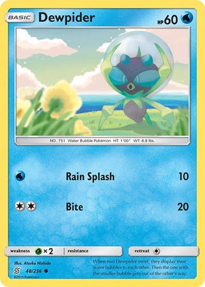 Pokemon TCG - SM - Unified Minds - Dewpider - 48/236