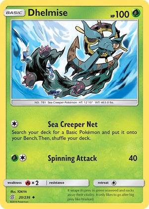 Pokemon TCG - SM - Unified Minds - Dhelmise - 20/236