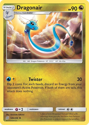Pokemon TCG - SM - Unified Minds - Dragonair - 149/236