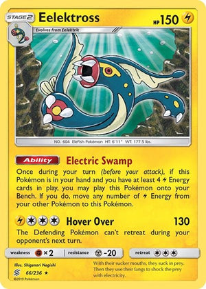 Pokemon TCG - SM - Unified Minds - Eelektross - 66/236 - Holofoil