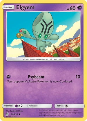 Pokemon TCG - SM - Unified Minds - Elgyem - 90/236