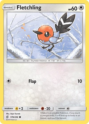 Pokemon TCG - SM - Unified Minds - Fletchling - 179/236