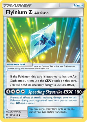 Pokemon TCG - SM - Unified Minds - Flyinium Z: Air Slash - 195/236