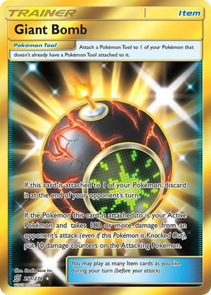 Pokemon TCG - SM - Unified Minds - Giant Bomb - 251/236 - Holofoil