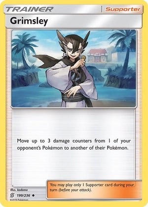 Pokemon TCG - SM - Unified Minds - Grimsley - 199/236