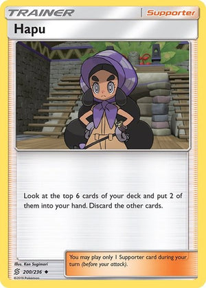 Pokemon TCG - SM - Unified Minds - Hapu - 200/236 - Reverse Holofoil