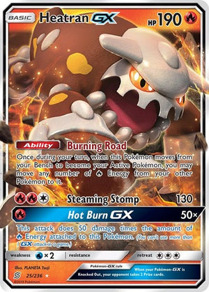 Pokemon TCG - SM - Unified Minds - Heatran GX - 25/236 - Holofoil