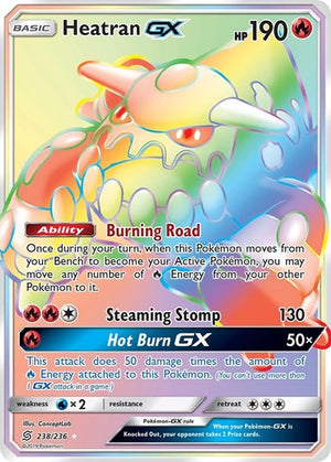 Pokemon TCG - SM - Unified Minds - Heatran GX - 238/236 - Holofoil