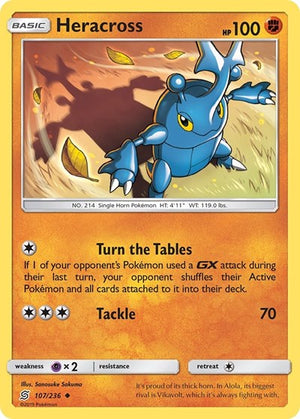 Pokemon TCG - SM - Unified Minds - Heracross - 107/236