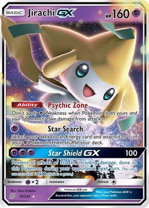 Pokemon TCG - SM - Unified Minds - Jirachi GX - 79/236 - Holofoil