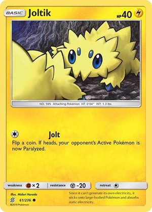 Pokemon TCG - SM - Unified Minds - Joltik - 61/236