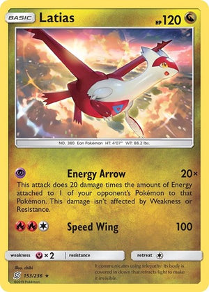 Pokemon TCG - SM - Unified Minds - Latias - 153/236