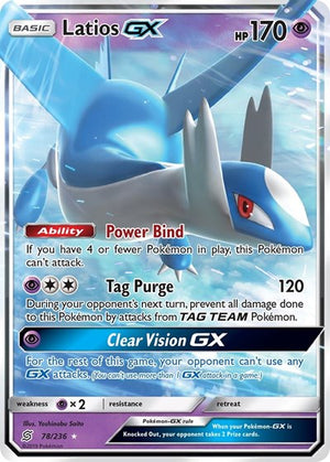 Pokemon TCG - SM - Unified Minds - Latios GX - 78/236 - Holofoil