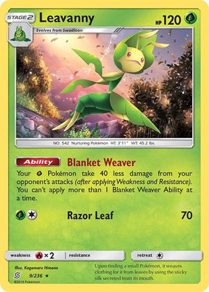 Pokemon TCG - SM - Unified Minds - Leavanny - 9/236