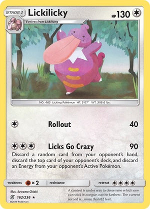 Pokemon TCG - SM - Unified Minds - Lickilicky - 162/236 - Reverse Holofoil