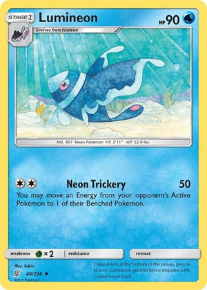 Pokemon TCG - SM - Unified Minds - Lumineon - 40/236