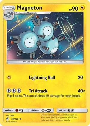 Pokemon TCG - SM - Unified Minds - Magneton - 59/236