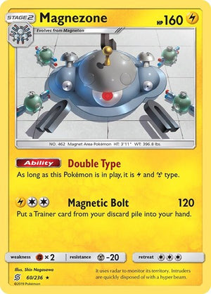 Pokemon TCG - SM - Unified Minds - Magnezone - 60/236 - Holofoil