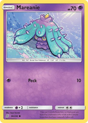 Pokemon TCG - SM - Unified Minds - Mareanie - 96/236