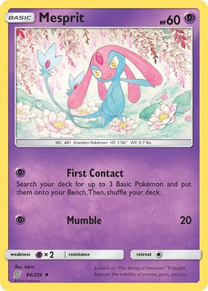 Pokemon TCG - SM - Unified Minds - Mesprit - 84/236