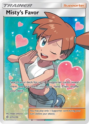 Pokemon TCG - SM - Unified Minds - Misty's Favor - 235/236 - Holofoil