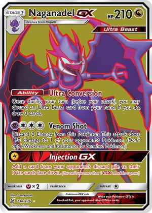 Pokemon TCG - SM - Unified Minds - Naganadel GX - 230/236 - Holofoil