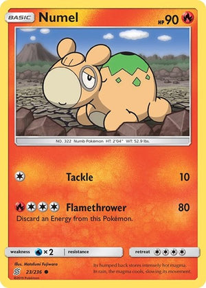 Pokemon TCG - SM - Unified Minds - Numel - 23/236