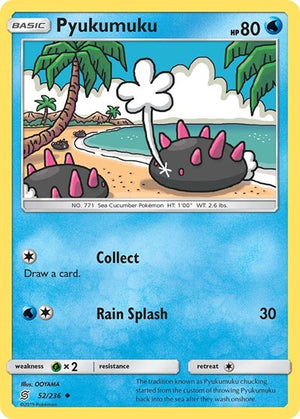 Pokemon TCG - SM - Unified Minds - Pyukumuku - 52/236