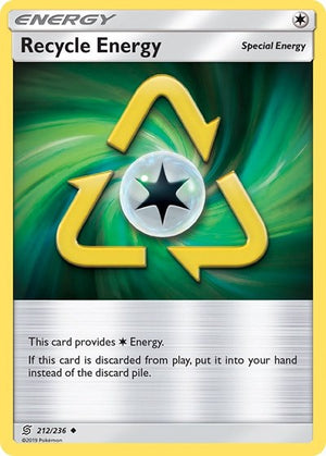 Pokemon TCG - SM - Unified Minds - Recycle Energy - 212/236