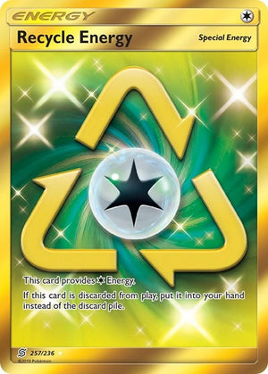 Pokemon TCG - SM - Unified Minds - Recycle Energy - 257/236 - Holofoil