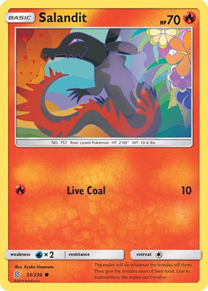 Pokemon TCG - SM - Unified Minds - Salandit - 33/236