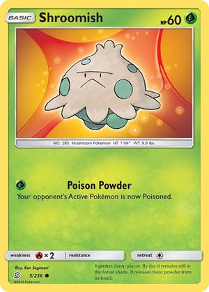 Pokemon TCG - SM - Unified Minds - Shroomish - 5/236