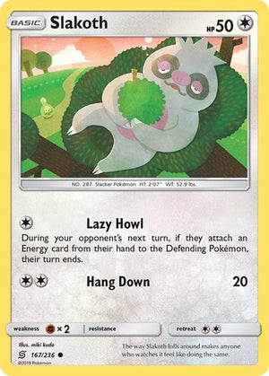 Pokemon TCG - SM - Unified Minds - Slakoth - 167/236