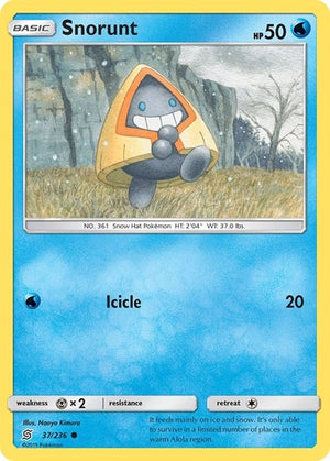 Pokemon TCG - SM - Unified Minds - Snorunt - 37/236