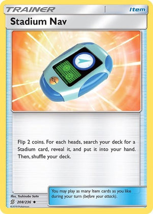 Pokemon TCG - SM - Unified Minds - Stadium Nav - 208/236