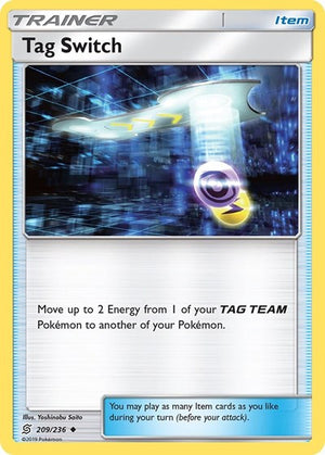 Pokemon TCG - SM - Unified Minds - Tag Switch - 209/236