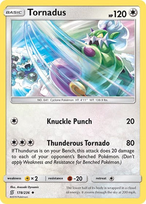 Pokemon TCG - SM - Unified Minds - Tornadus - 178/236