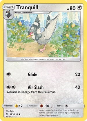 Pokemon TCG - SM - Unified Minds - Tranquill - 175/236