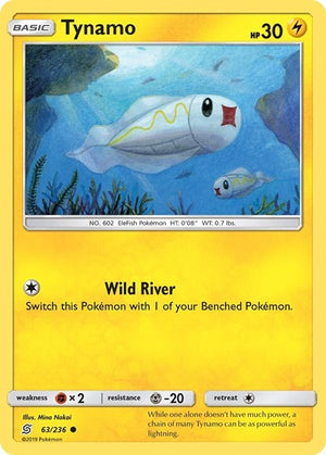 Pokemon TCG - SM - Unified Minds - Tynamo - 63/236 - Reverse Holofoil