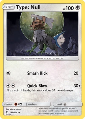 Pokemon TCG - SM - Unified Minds - Type: Null - 183/236 - Reverse Holofoil