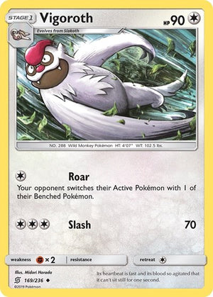 Pokemon TCG - SM - Unified Minds - Vigoroth - 169/236