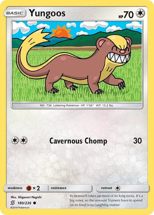 Pokemon TCG - SM - Unified Minds - Yungoos - 180/236 - Reverse Holofoil