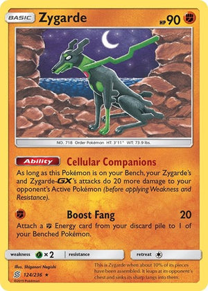 Pokemon TCG - SM - Unified Minds - Zygarde - 124/236