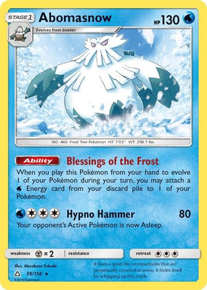 Pokemon TCG - SM - Ultra Prism - Abomasnow - 38/156