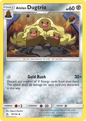 Pokemon TCG - SM - Ultra Prism - Alolan Dugtrio - 79/156