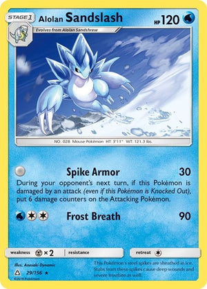 Pokemon TCG - SM - Ultra Prism - Alolan Sandslash - 29/156