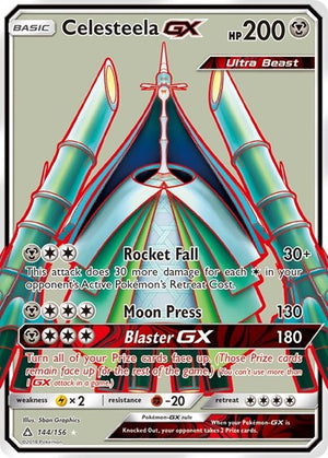 Pokemon TCG - SM - Ultra Prism - Celesteela GX - 144/156 - Holofoil