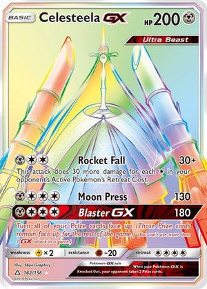 Pokemon TCG - SM - Ultra Prism - Celesteela GX - 162/156 - Holofoil