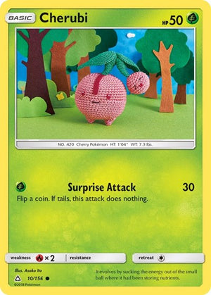 Pokemon TCG - SM - Ultra Prism - Cherubi - 10/156