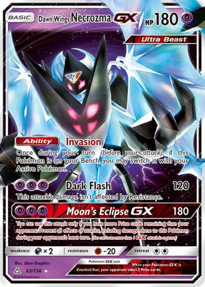 Pokemon TCG - SM - Ultra Prism - Dawn Wings Necrozma GX - 63/156 - Holofoil